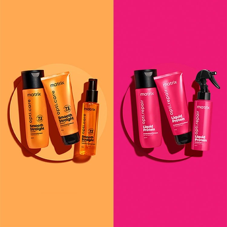 Matrix opti care range for smooth and straight hot sale hair