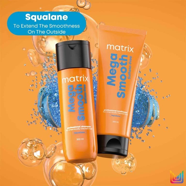 matrix mega smooth sulfate free shampoo for chemically treated hair