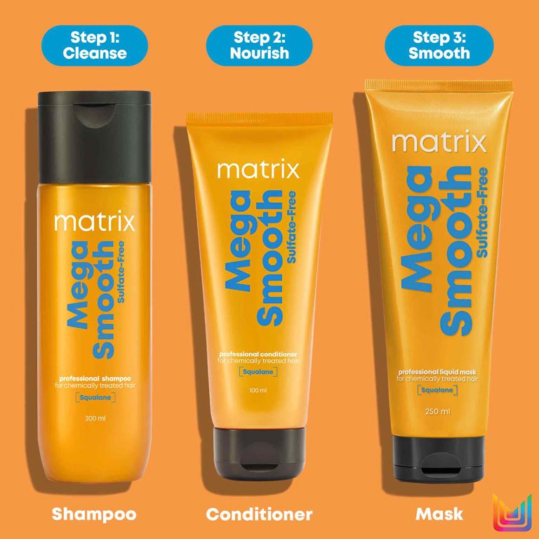 matrix mega smooth sulfate free shampoo Hair Repair Routine