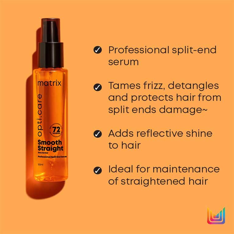 Matrix smooth straight serum top